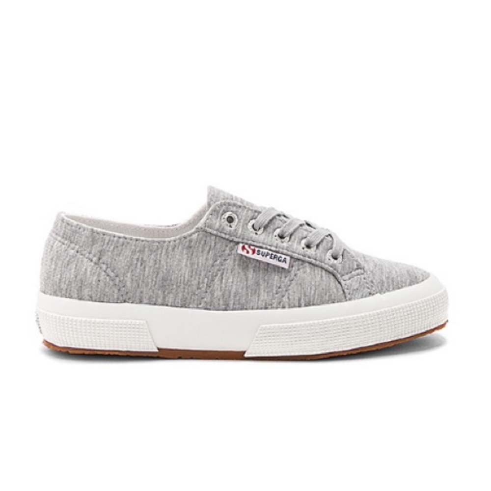 Superga Gray Jersey Sneaker